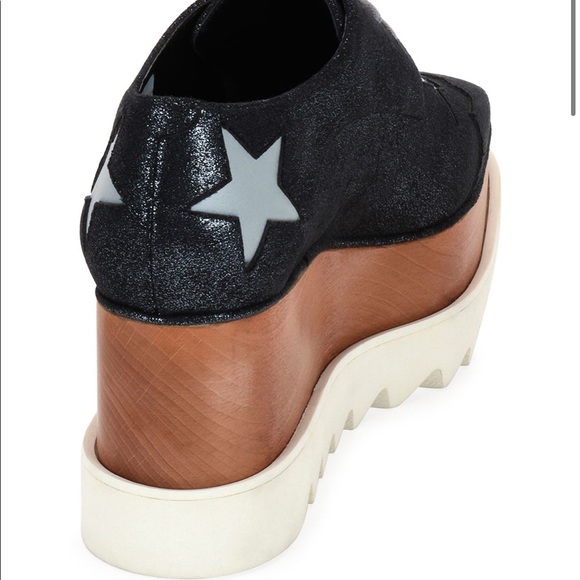 STELLA MCCARTNEY
Elyse Stars Faux-Leather Platform Creeper, Gray - Picture 3 of 8